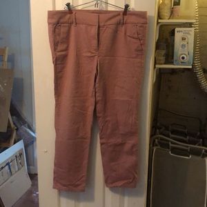 Loft Pink Crop Pants